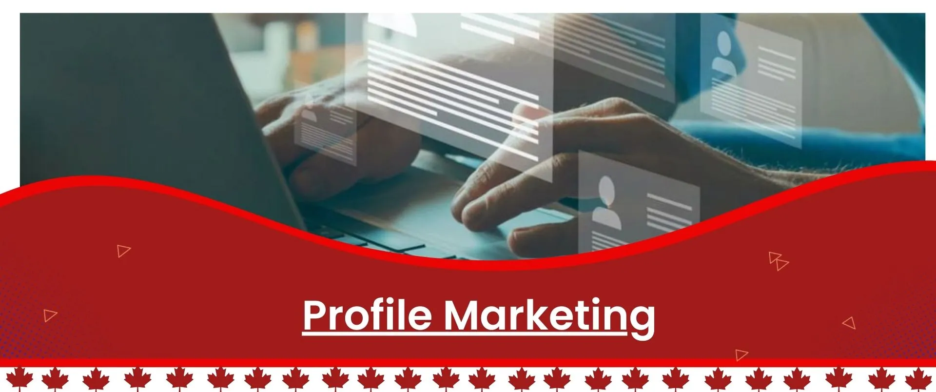 Jobs in Canada for Indians working on laptops for profile marketing